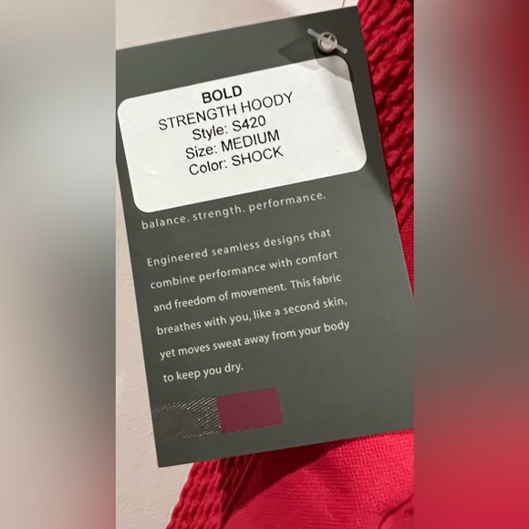 NUX bold strength Hoodie - Picture 4 of 4